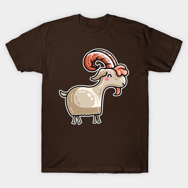 Kawaii Cute Goat T-Shirt by freeves